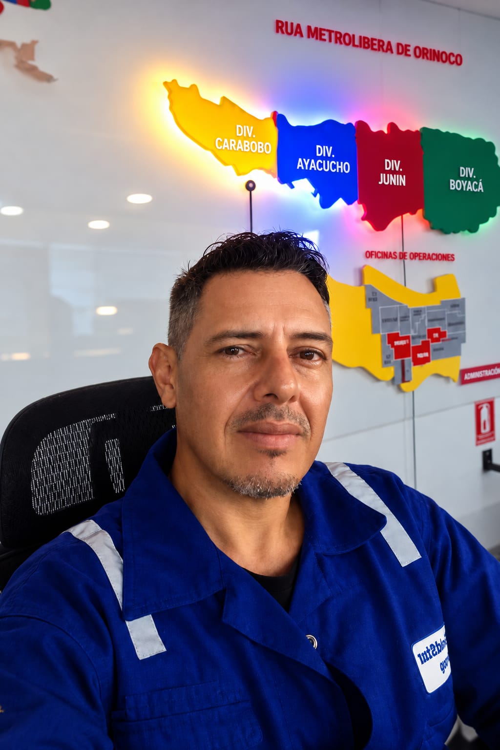William Barrueta, supervisor de topografía