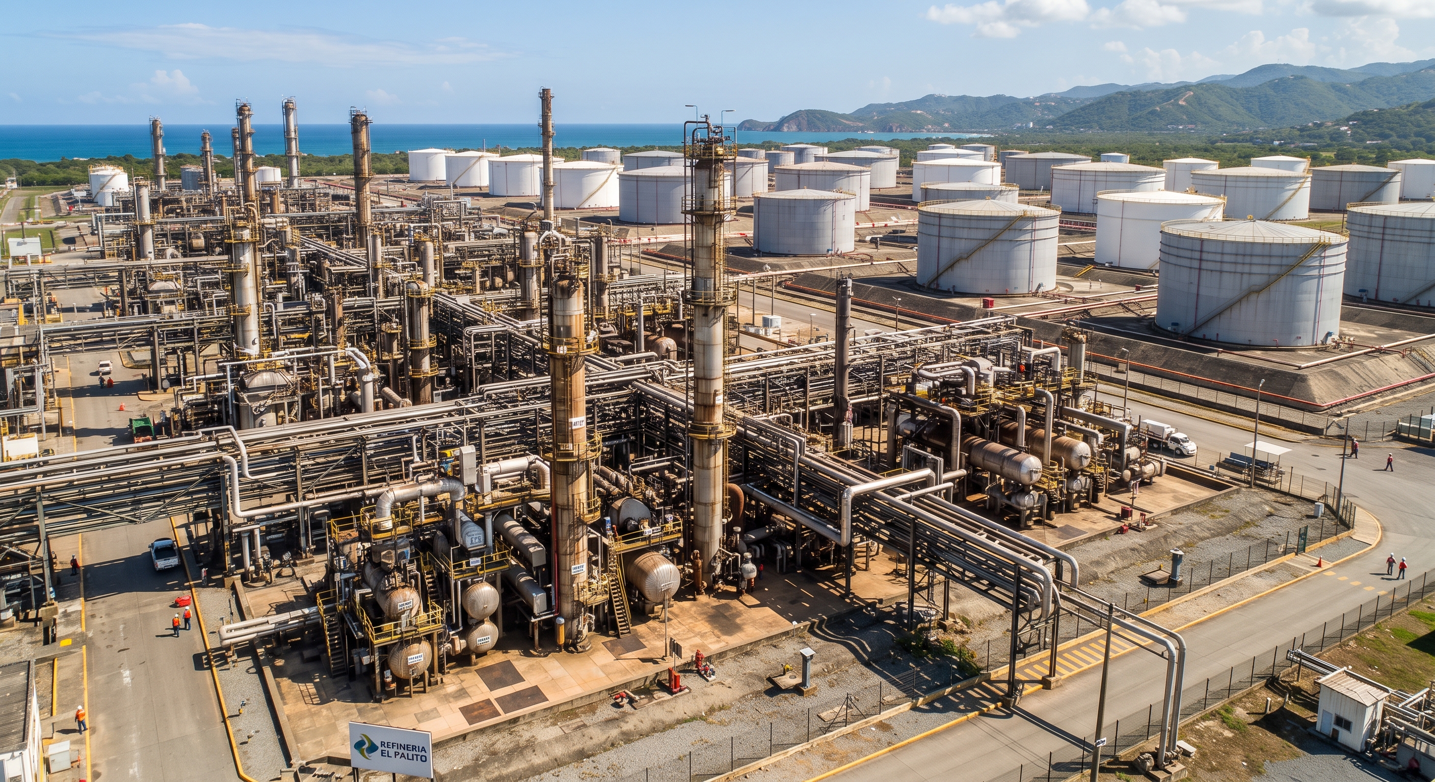 Área de proceso de Refinería El Palito